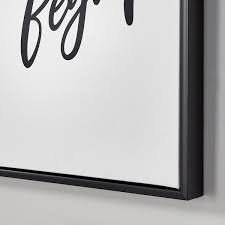 Stylewell Black Framed Inspirational
