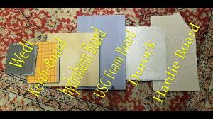 Shower Cement Board Versus Foam Boards