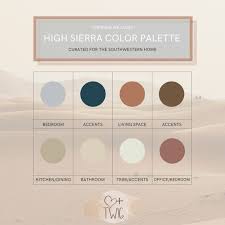 High Sierra Paint Palette Sherwin