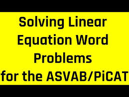 Solving Linear Equation Word Problems