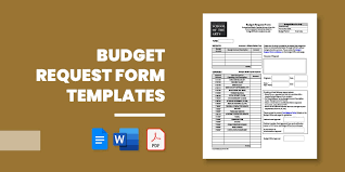 20 Budget Request Form Templates In