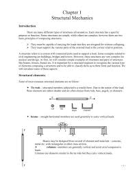 Chapter 1 Structural Mechanics