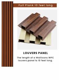 Wpc Louvers Panels For Multi Purpose