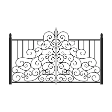 Wrought Iron Gates Vector Images