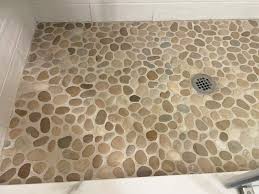 Natural Stone Pebble Shower Floors
