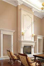 Limestone Fireplace Mantel Design In
