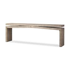 Emmerson Reclaimed 78 75 Console Table Sierra Rustic Natural West Elm