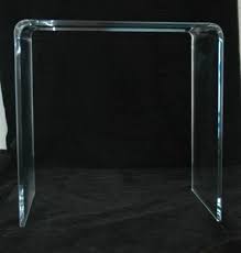 3 4 Clear Acrylic Lucite Desk Or