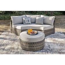 Harbor Court Outdoor Curved Loveseat