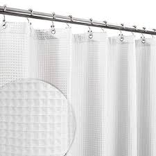 Cotton Blend Shower Curtain Extra Wide