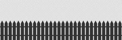 Black Fence Vector Art Icons And