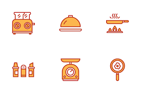 5 204 Cooking In Kitchen Icons Free