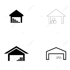 Warehouse Icon Bussiness Logostics