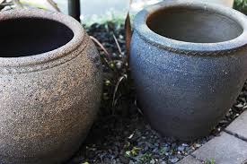 Old Stone Pots Planters Urns And