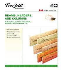 specifier s guide for trus joist beams
