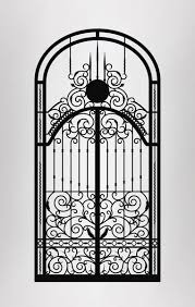 Wrought Iron Fence Vector Images