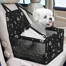 Petshome Dog Car Seat Foldable Dog Car