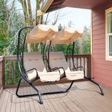 Outsunny Luxury Metal Swing Chair 2