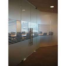 Plain Frosted Glass Door