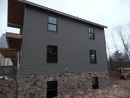 custom post and beam home under