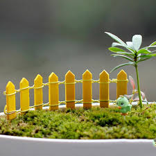 Wood Fence Palisade Miniature Fairy