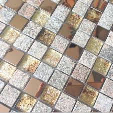 Gold Backsplash Tile