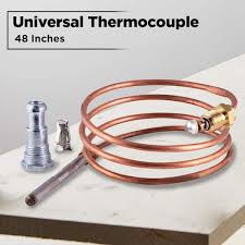 The Plumber S Choice 48 In Universal Thermocouple For Gas Furnaces Boilers And Water Heaters 48tcp