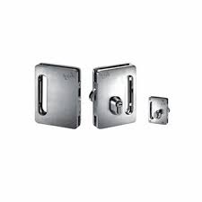 Icon Stainless Steel Glass Door Lock