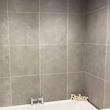 Grosfillex Grey Concrete Tile Effect