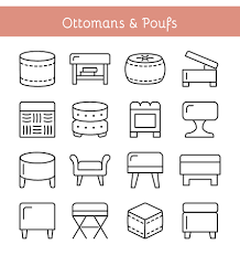 Ottomans Poufs Accent Stools