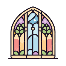 Stained Glass Window For Home Symbol