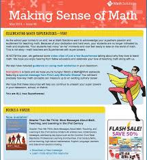 Math Solutions Newsletter