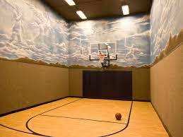 Under Garage Basketball Court