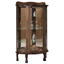 Ashwood Curio Cabinet With Mirror Back