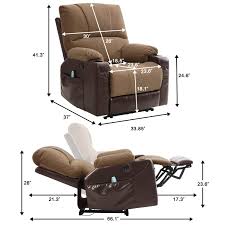 Wall Hugger Power Recliner Chair With