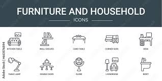Web Furniture And Household Icons
