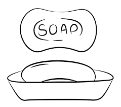 Vector Icon Of Soap In A Soap Dish