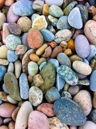 Black Stone Pebbles For Landscaping At