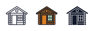 Log Cabin Vector Images Browse 8 747