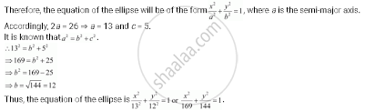 Length Of Major Axis 26 Foci 5