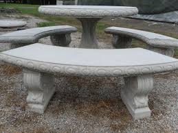 Outdoor Table Set Patio Set Cement