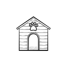 Doghouse Hand Drawn Outline Doodle Icon