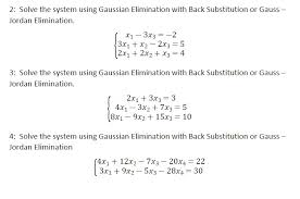 Gauss Jordan Elimination X1 3x3