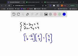 Use Matrices To Solve The Simultaneous