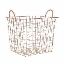 Vertex Rectangular Wire Basket With