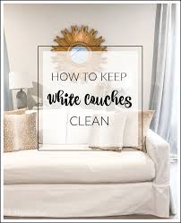 How To Keep White Couches Clean