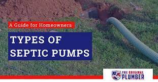 Types Of Septic Tank Pumps The