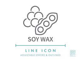 Soy Wax Candle Making Line Icon Svg