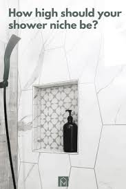 How High Should A Shower Niche Be