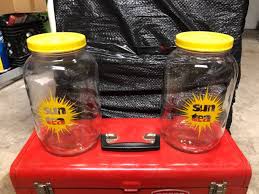 Rare Vintage Lipton Sun Tea Gallon Jars